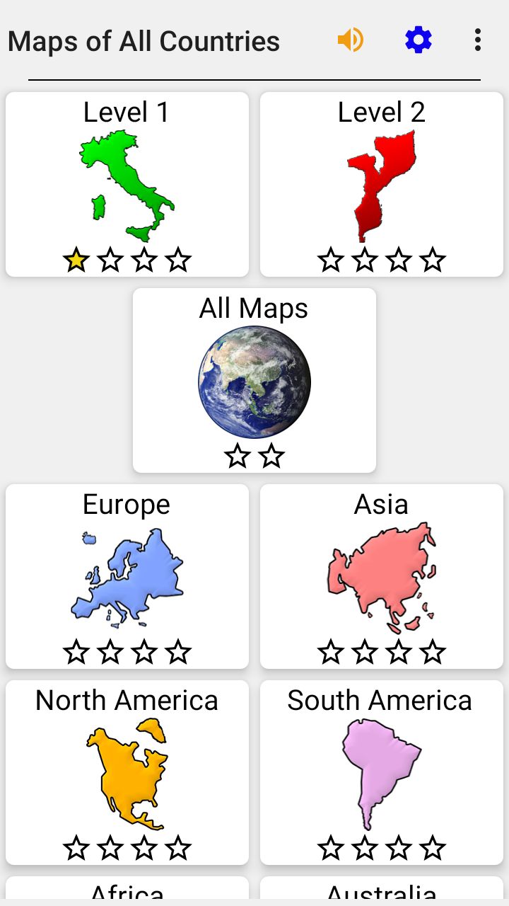 اسکرین شات 3 بازی Maps of All Countries Geo-Quiz