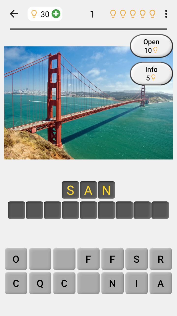 اسکرین شات 1 بازی Cities of the World Photo-Quiz