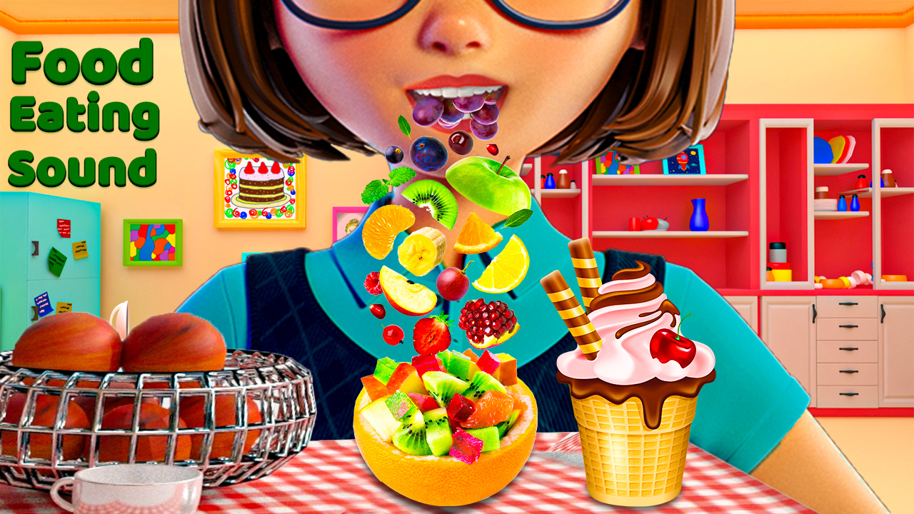 اسکرین شات 3 بازی Stress Relief ASMR Eating Food