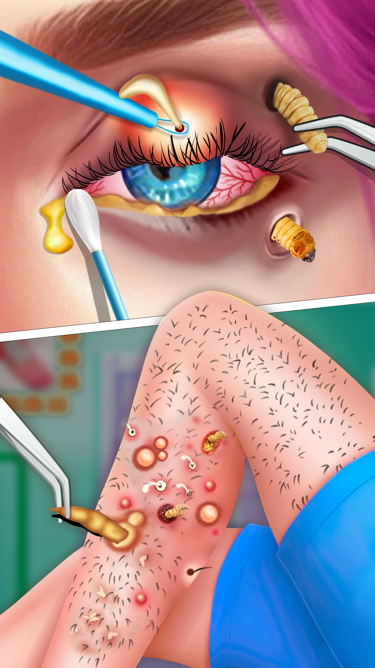 اسکرین شات 3 بازی ASMR Doctor: Hospital Games