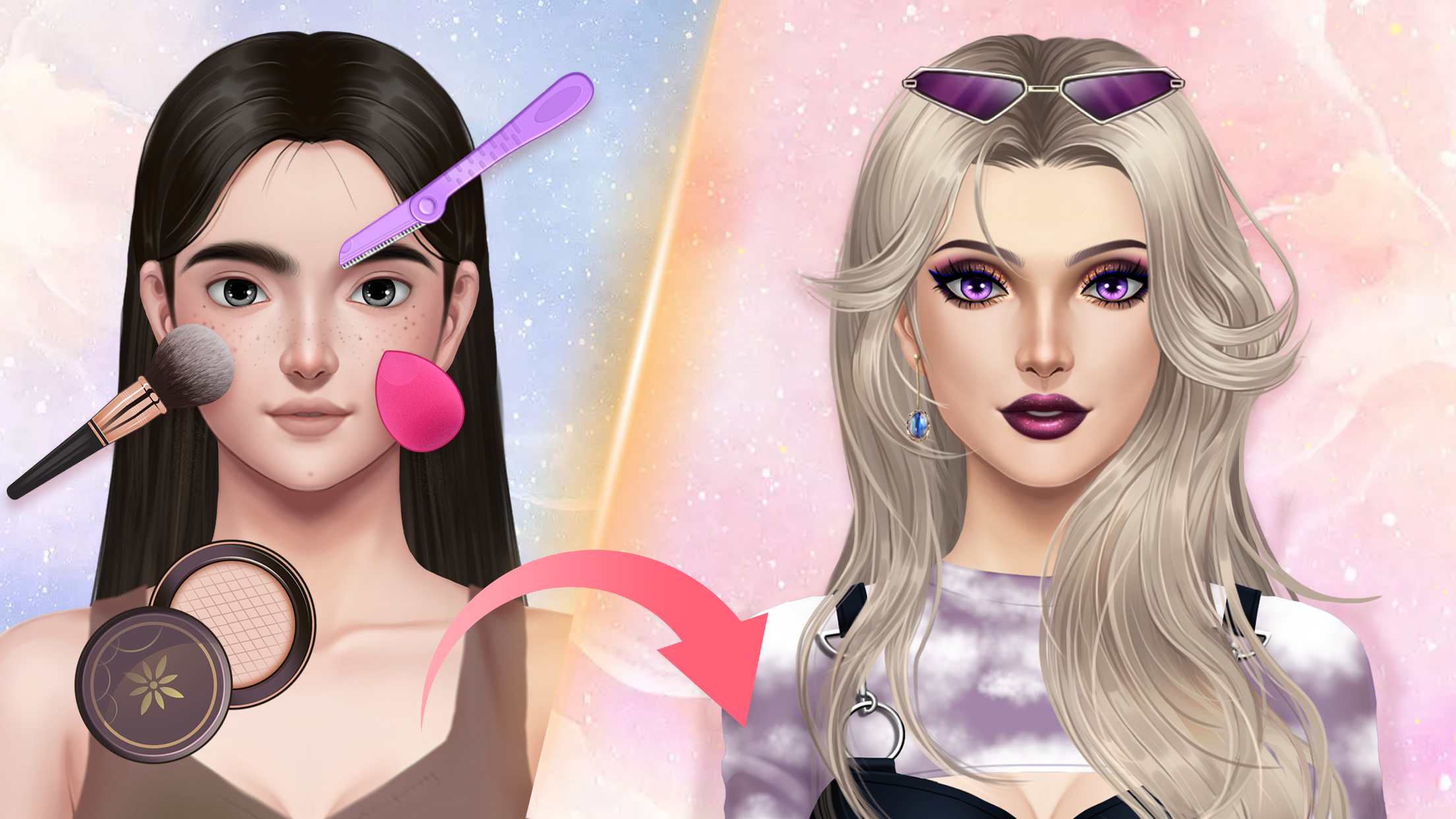 اسکرین شات 7 بازی ASMR Makeover: Makeup Games