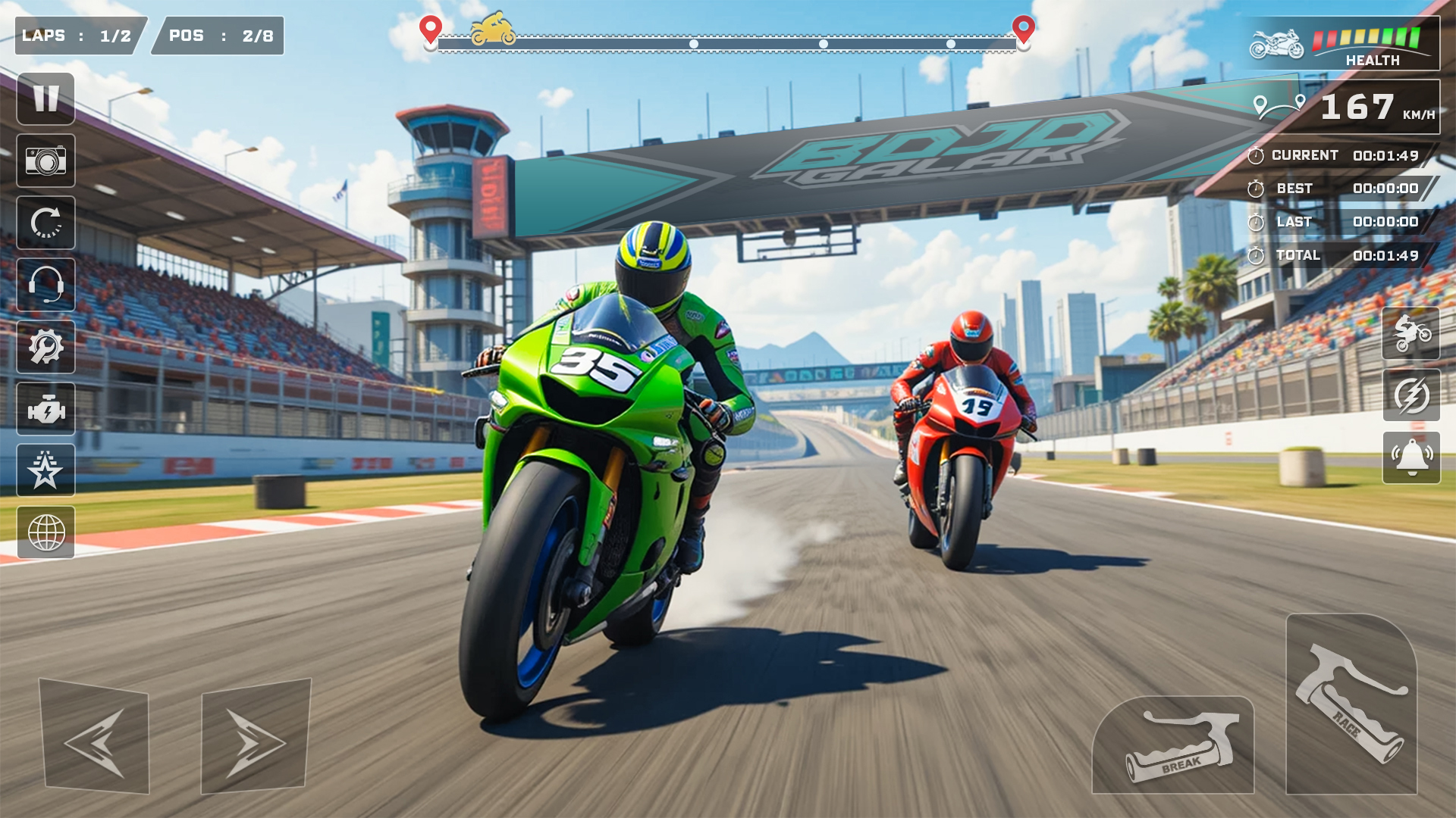 اسکرین شات 7 بازی Moto Bike Racing: Rider Games