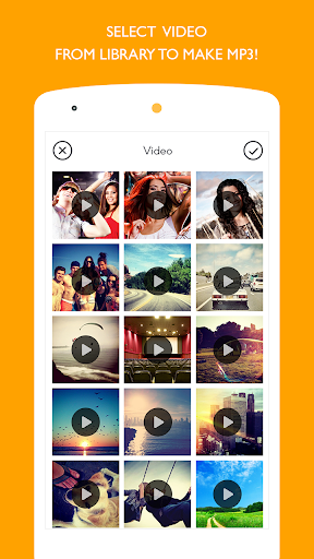 اسکرین شات 2 برنامه Video to mp3 converter - extract audio from video