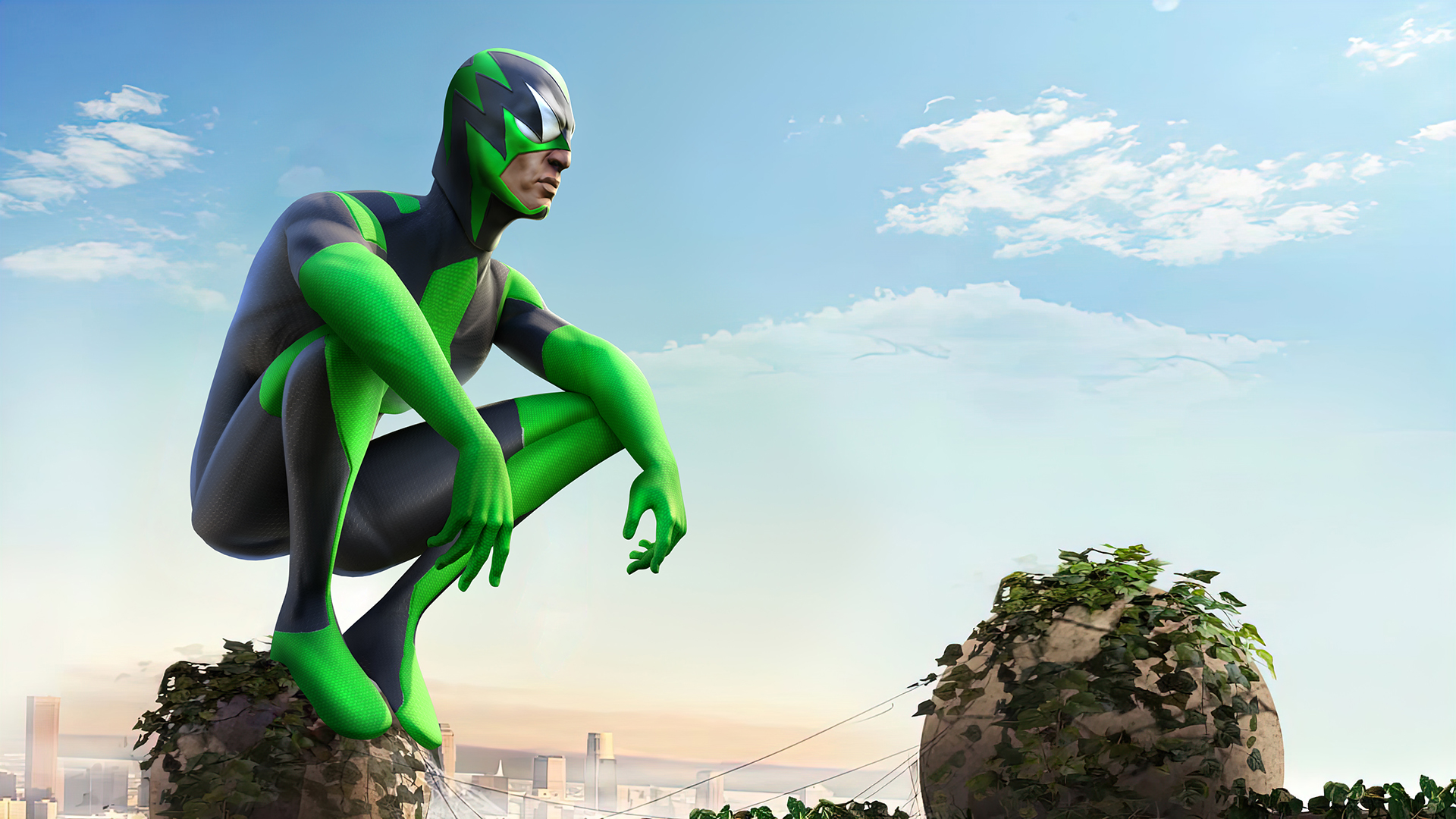 اسکرین شات 1 بازی rope frog ninja hero - strange gangster vegas 