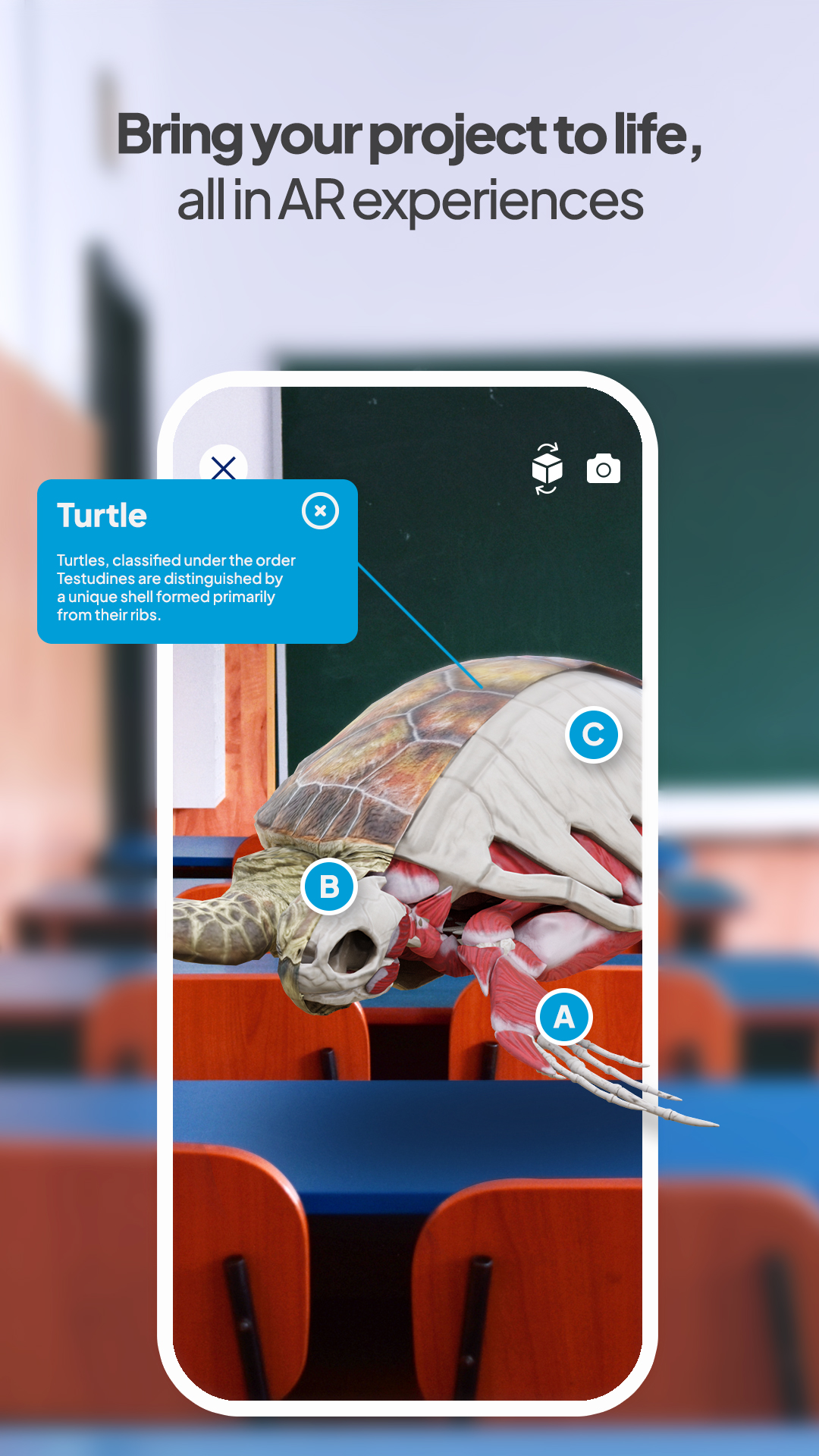 اسکرین شات 6 برنامه Assemblr EDU: Learn in 3D/AR