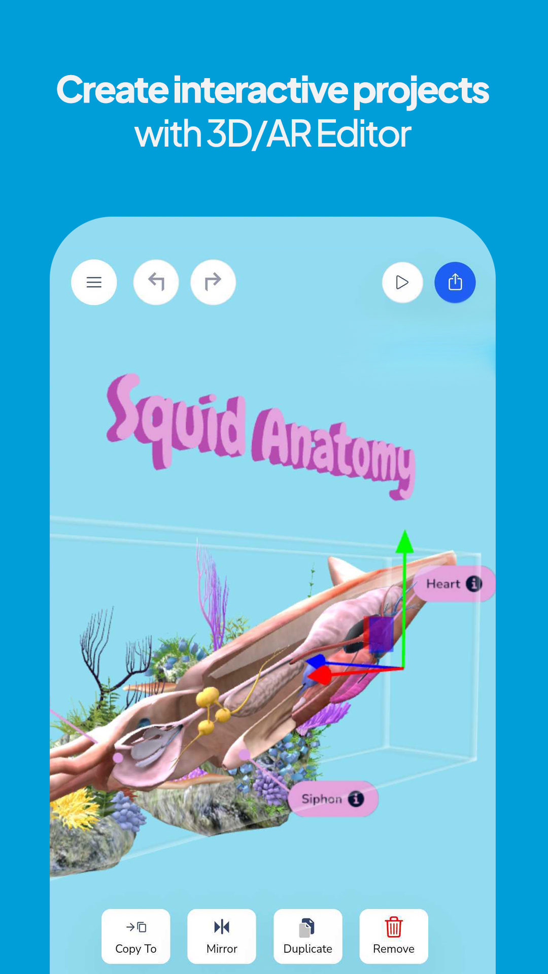 اسکرین شات 6 برنامه Assemblr EDU: Learn in 3D/AR