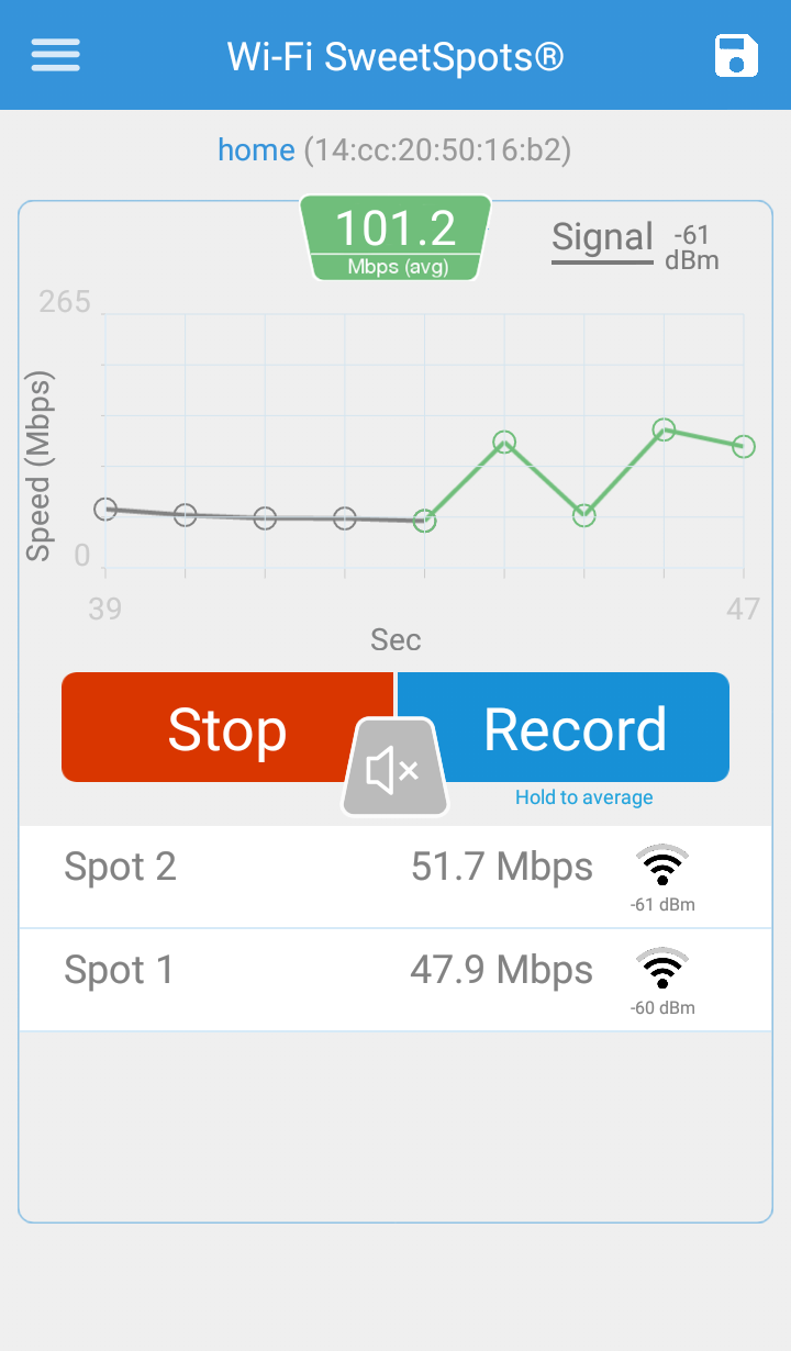 اسکرین شات 3 برنامه Wi-Fi SweetSpots