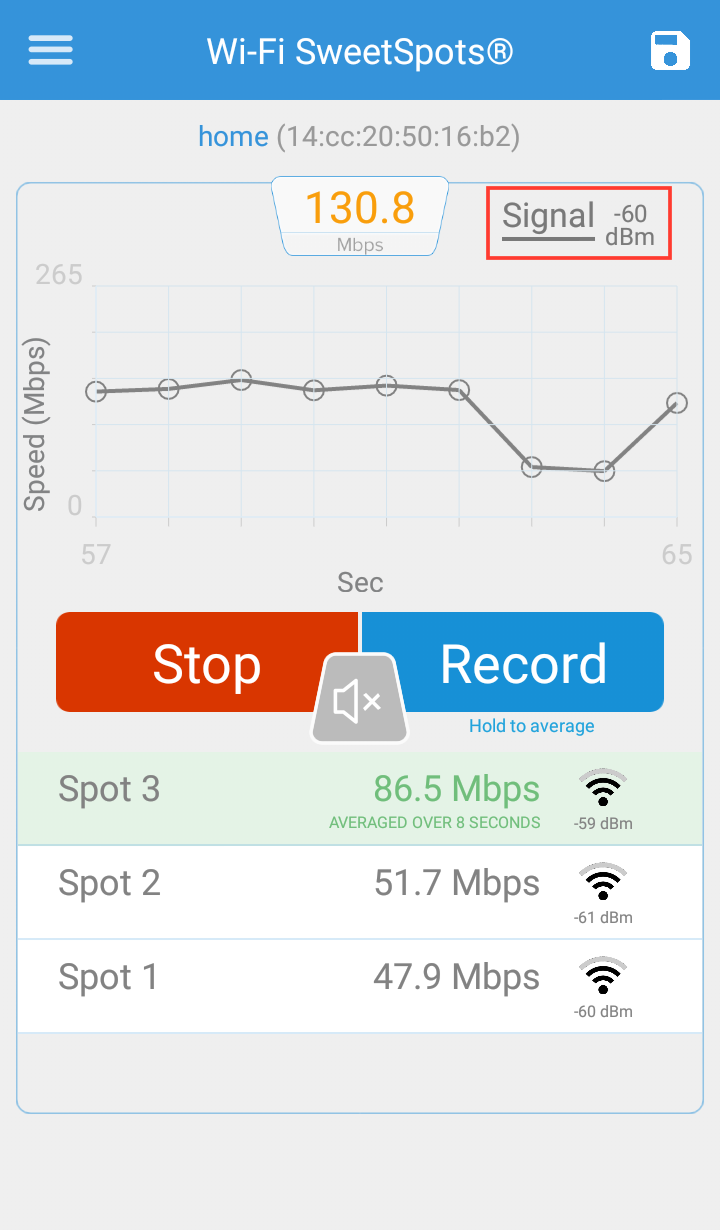 اسکرین شات 4 برنامه Wi-Fi SweetSpots