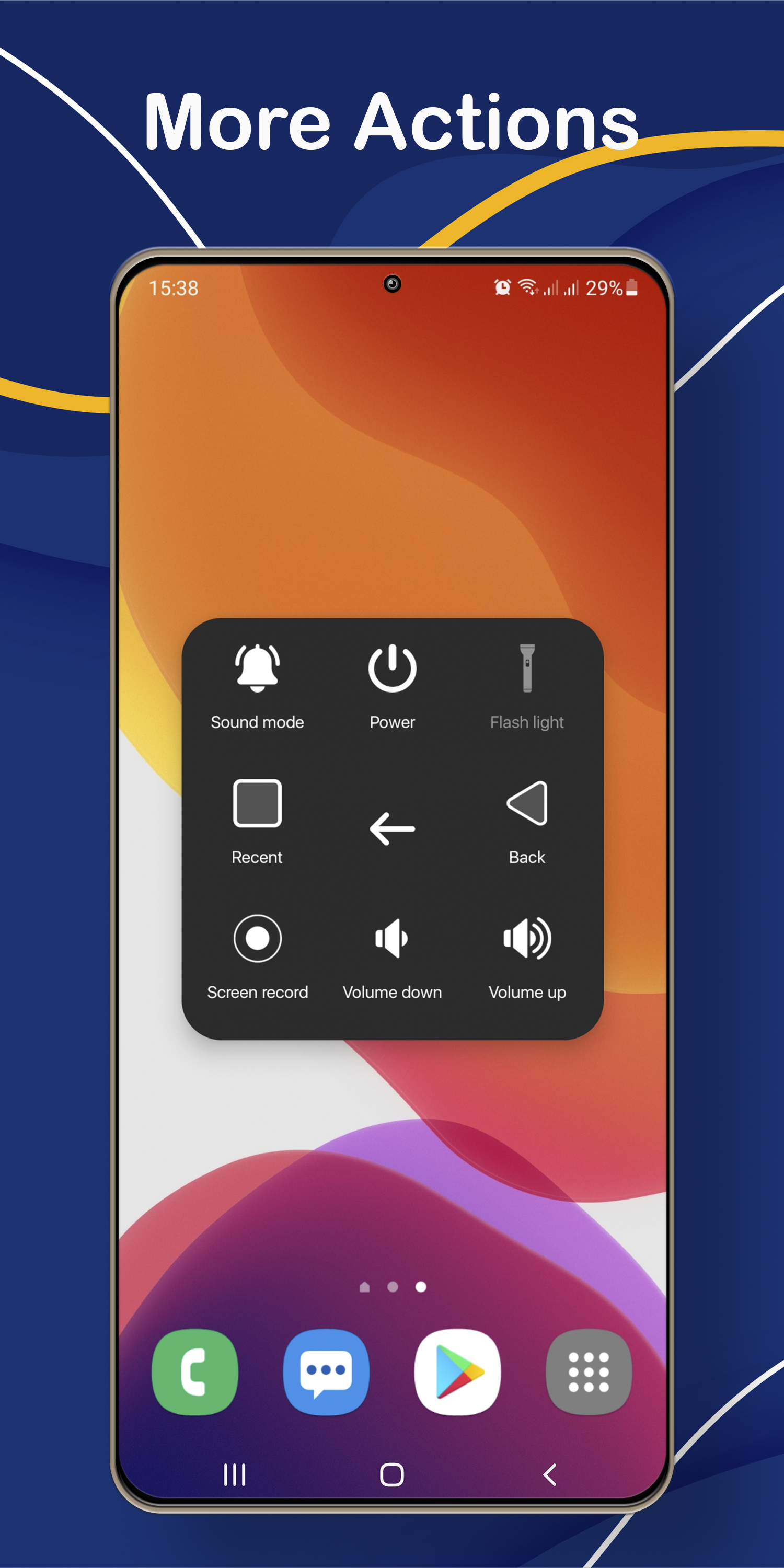 اسکرین شات 2 برنامه iOS 18 Assistive Touch iPhone