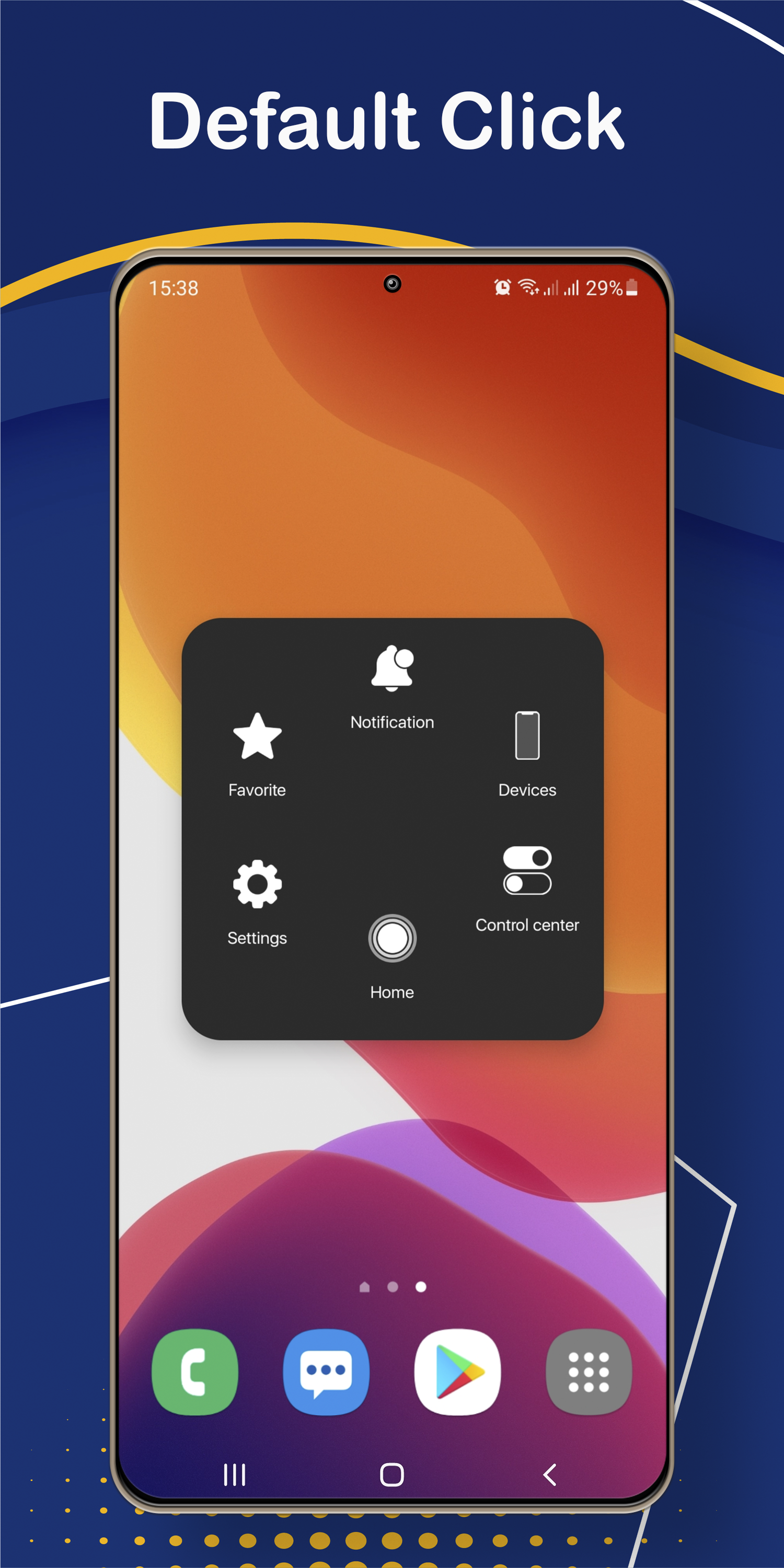 اسکرین شات 1 برنامه iOS 18 Assistive Touch iPhone
