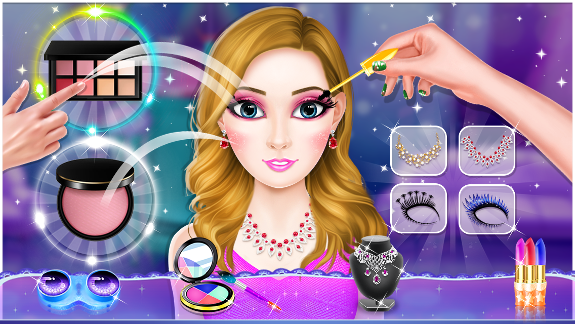 اسکرین شات 2 بازی Prom Night Makeup And Dress up