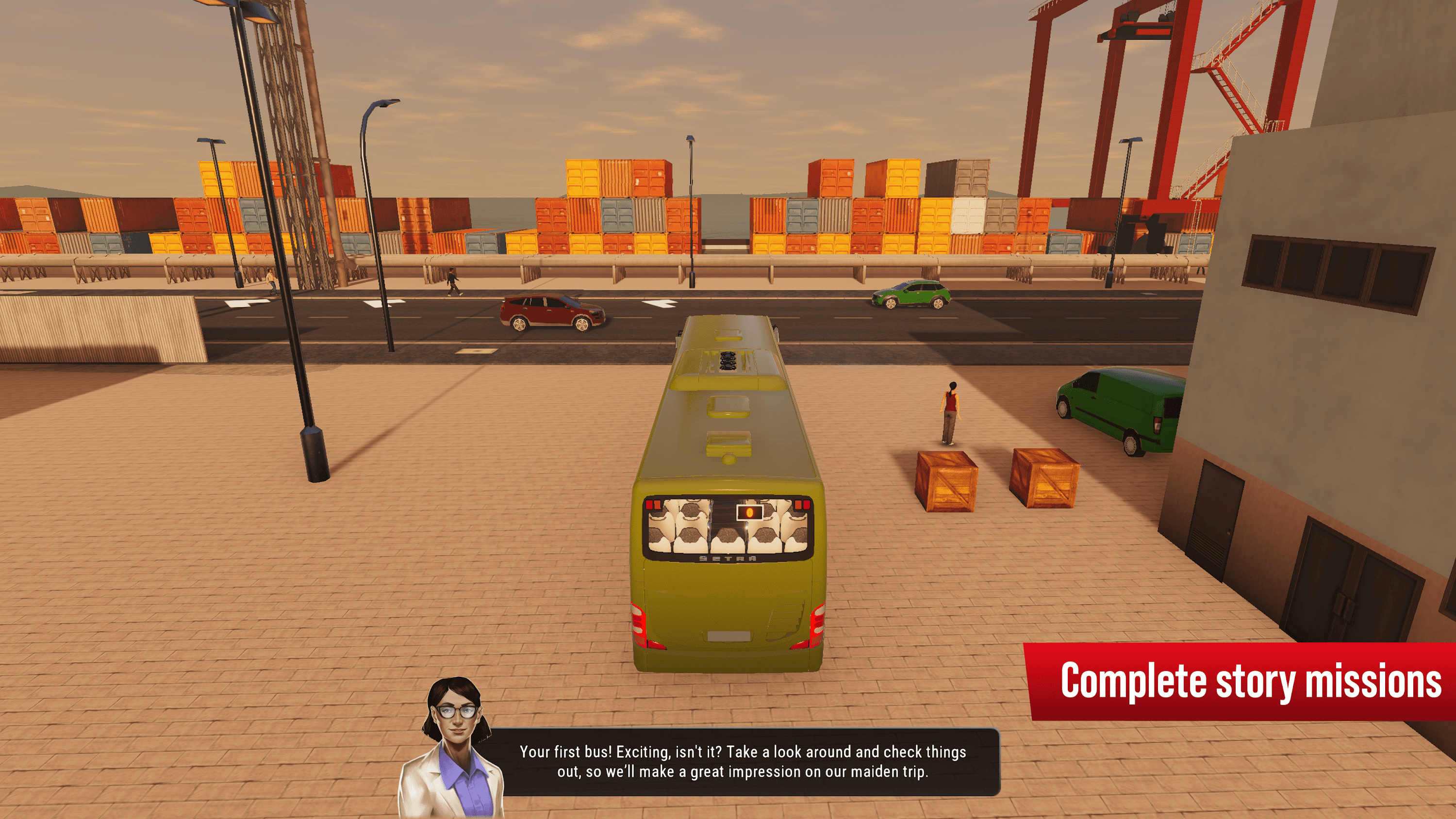 اسکرین شات 5 بازی Bus Simulator City Ride Lite