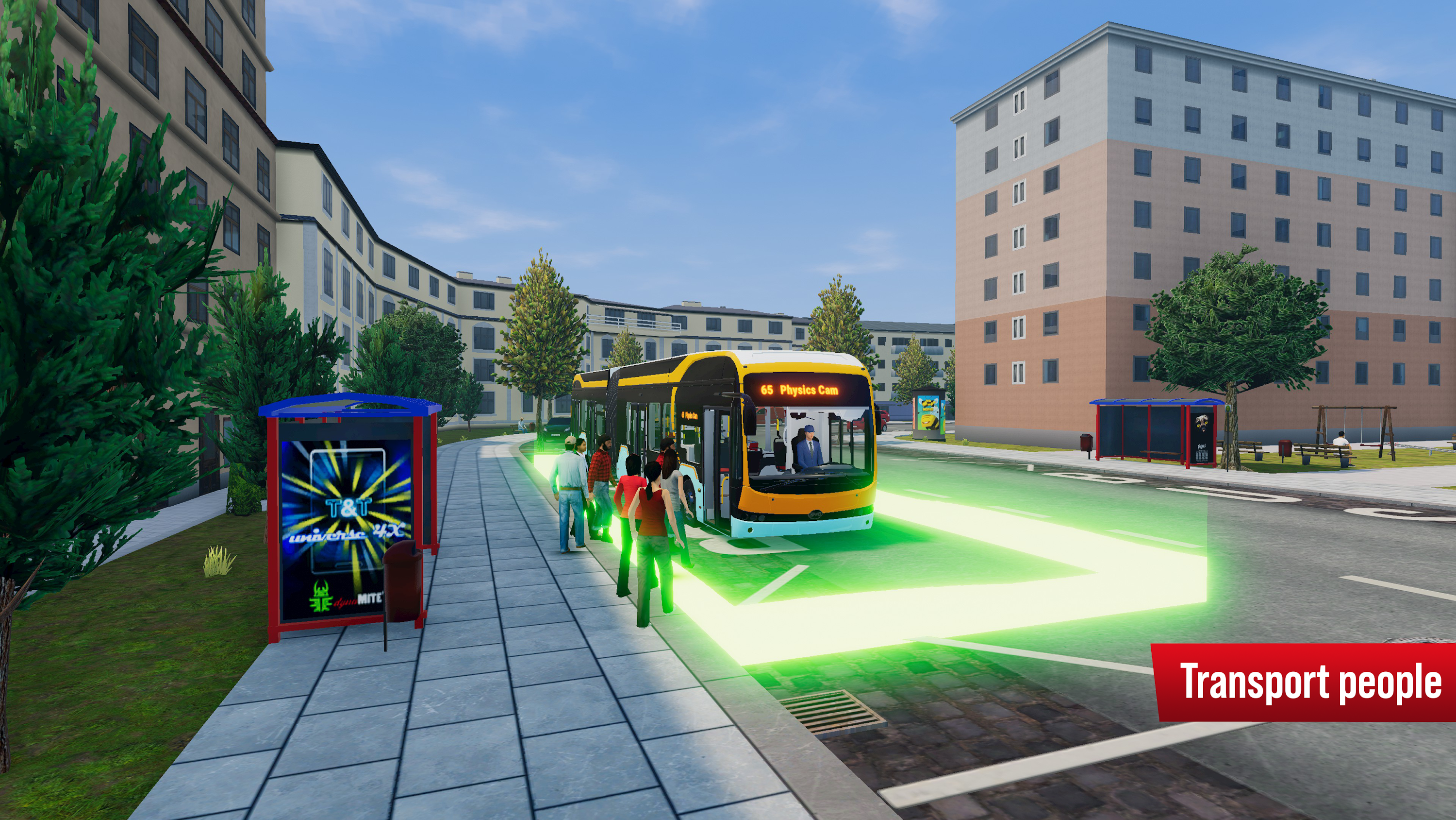 اسکرین شات 4 بازی Bus Simulator City Ride Lite