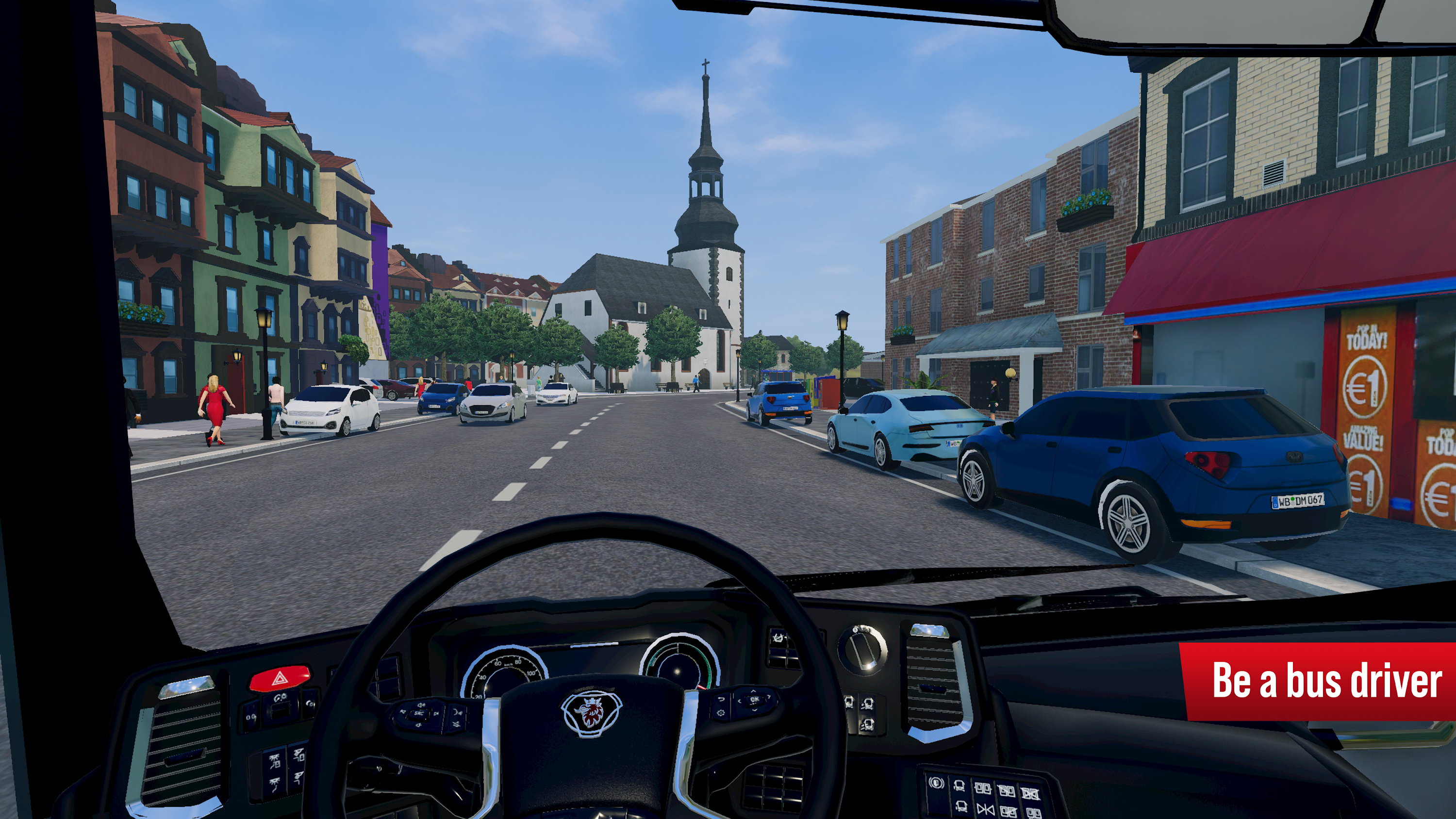 اسکرین شات 2 بازی Bus Simulator City Ride Lite
