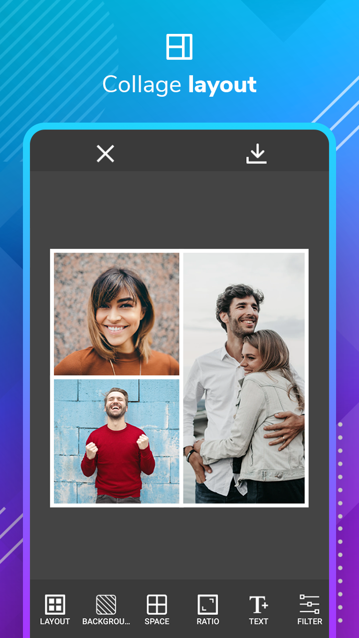 اسکرین شات 1 برنامه Collage Maker & Photo Editor