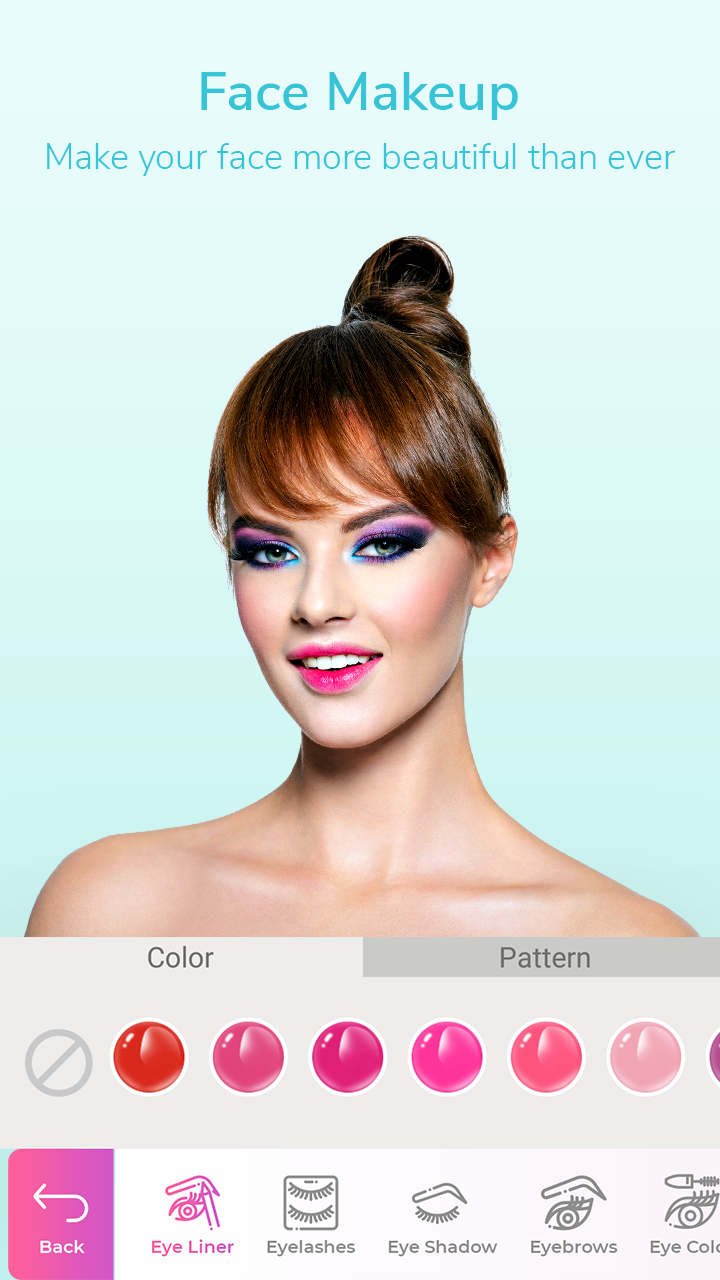 اسکرین شات 4 برنامه Makeup Photo Editor