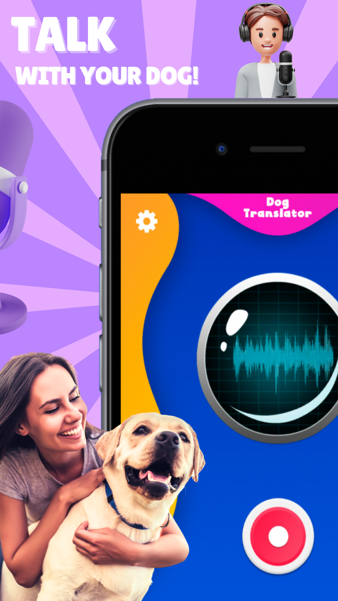 اسکرین شات 2 بازی Dog Translator Speaker