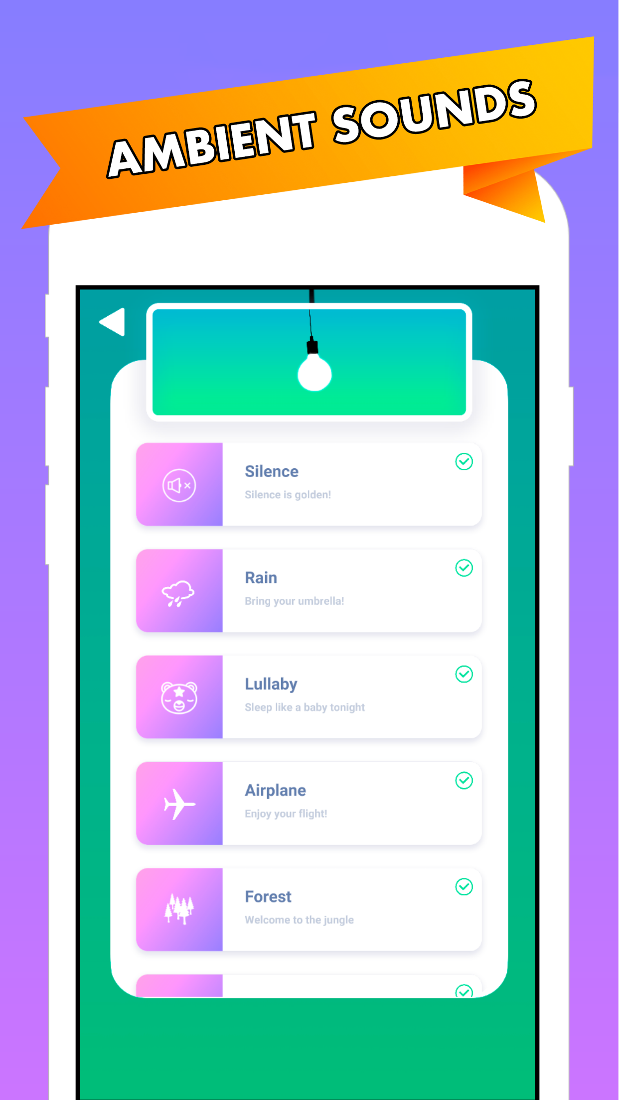 اسکرین شات 3 برنامه Night Light Mood & Mindfulness