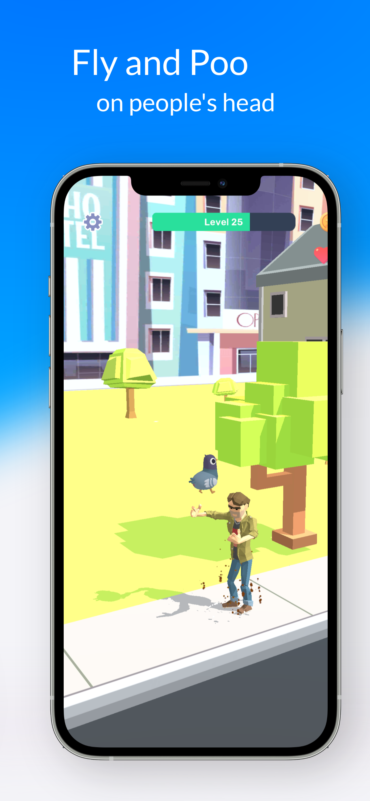 اسکرین شات 3 بازی Pigeon Poo: Funny Bird Game