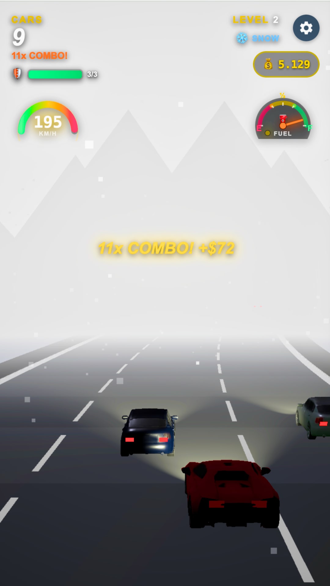 اسکرین شات 4 بازی Retro Road Racer - Car Racing