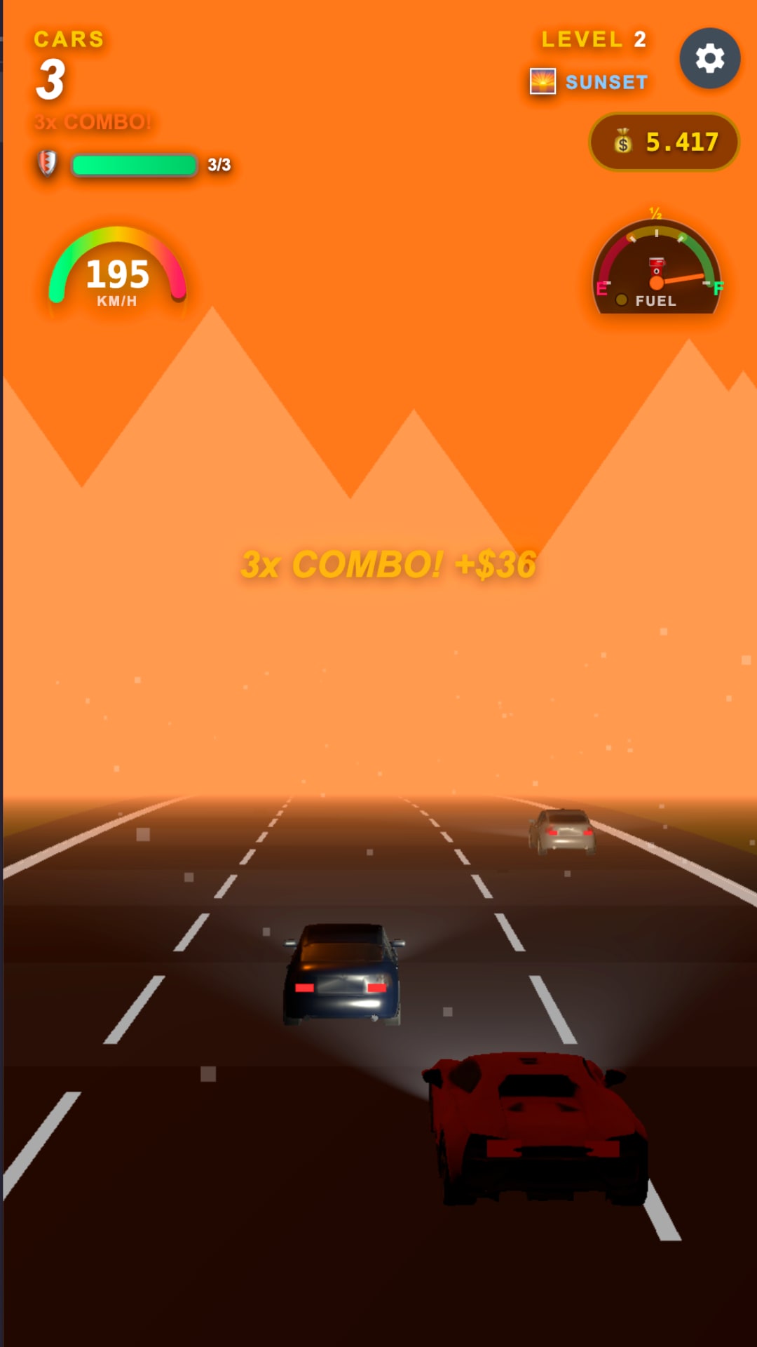 اسکرین شات 5 بازی Retro Road Racer - Car Racing
