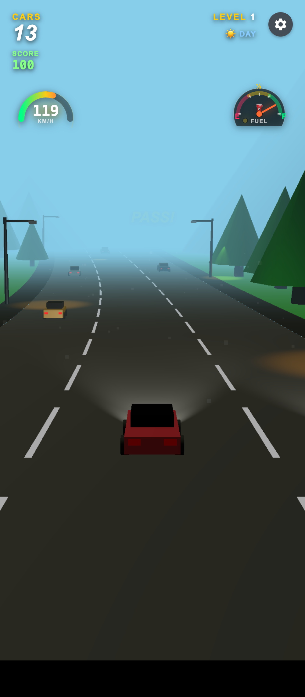 اسکرین شات 1 بازی Retro Road Racer - Car Racing