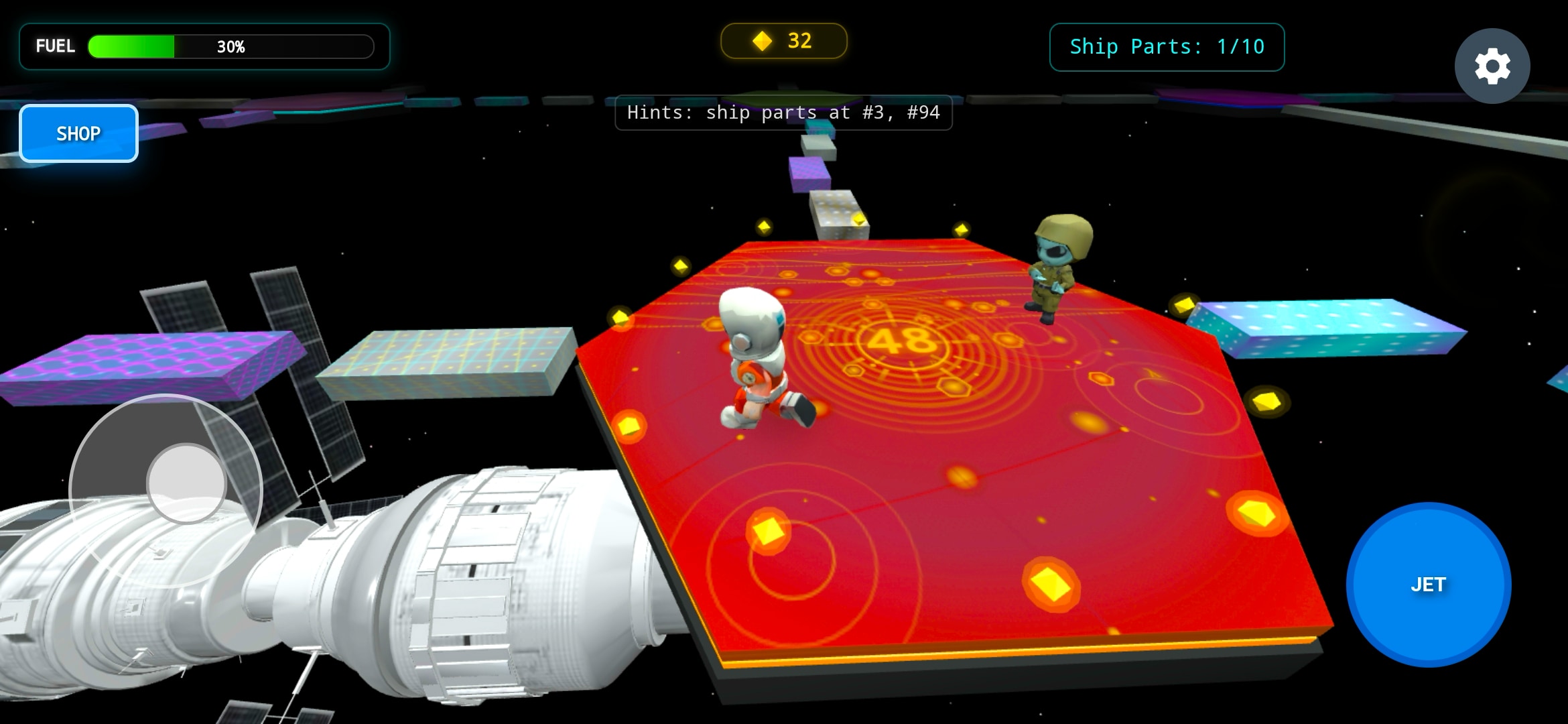 اسکرین شات 1 بازی Space Away