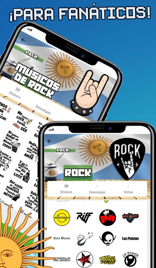 اسکرین شات 4 برنامه Argentine Stickers