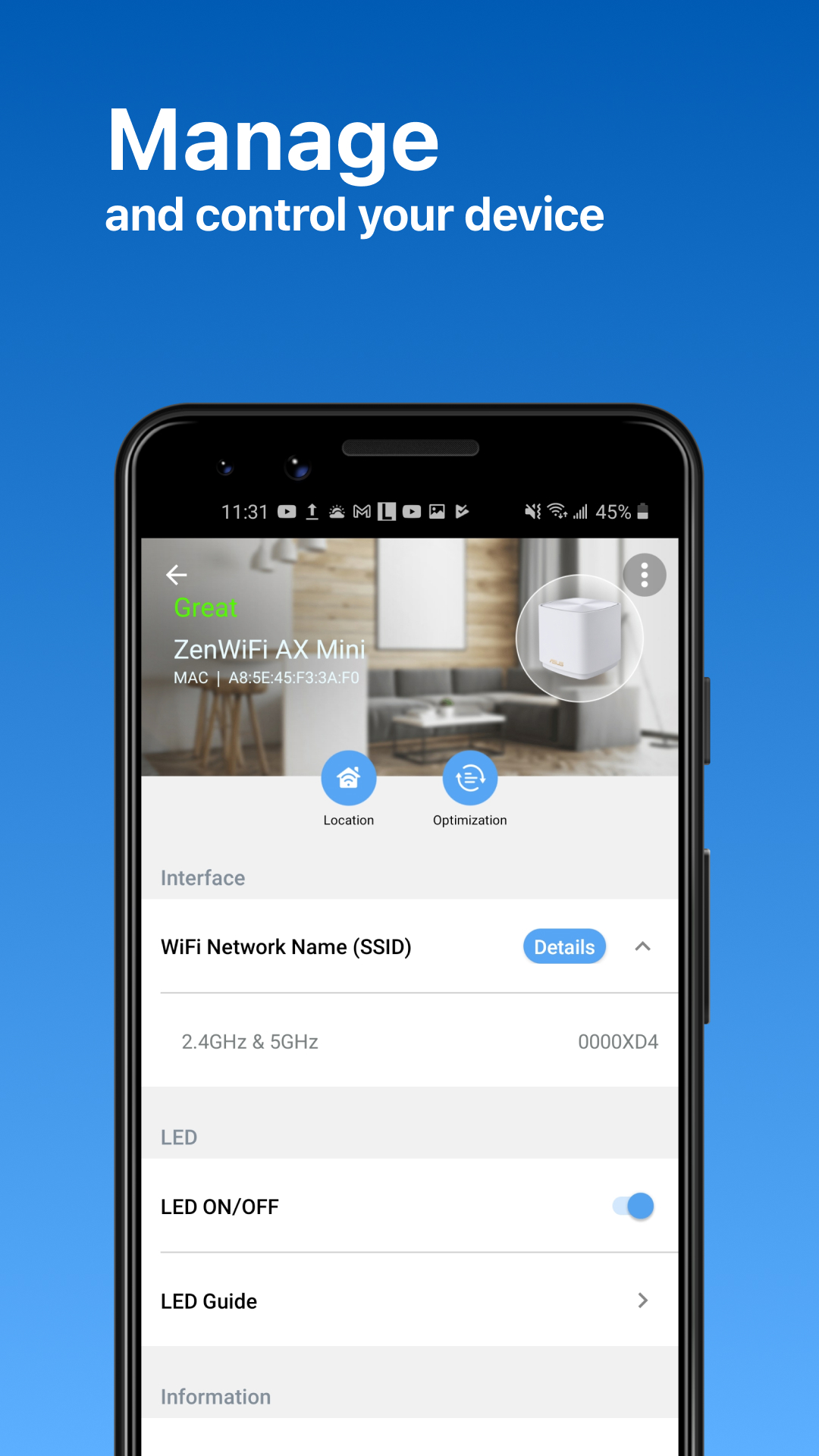 اسکرین شات 5 برنامه ASUS Router