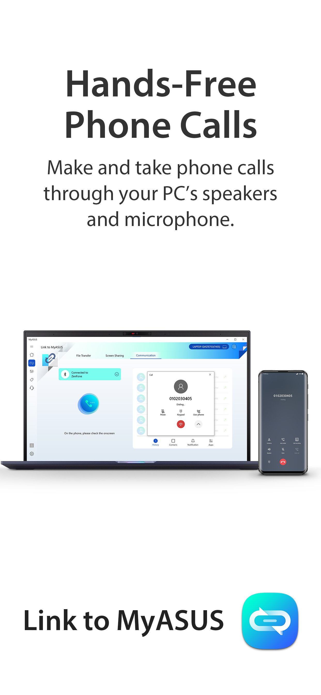 اسکرین شات 5 برنامه Link to MyASUS