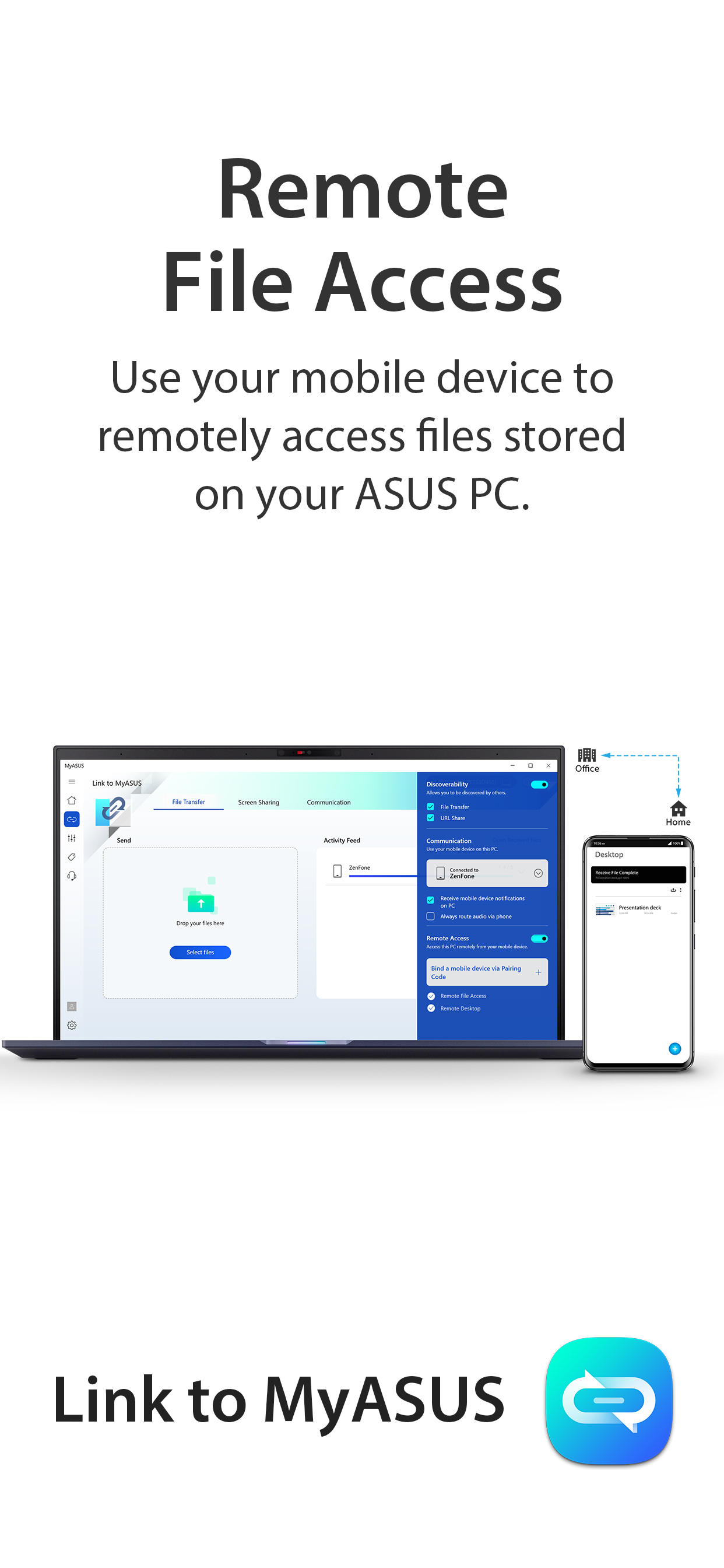 اسکرین شات 4 برنامه Link to MyASUS