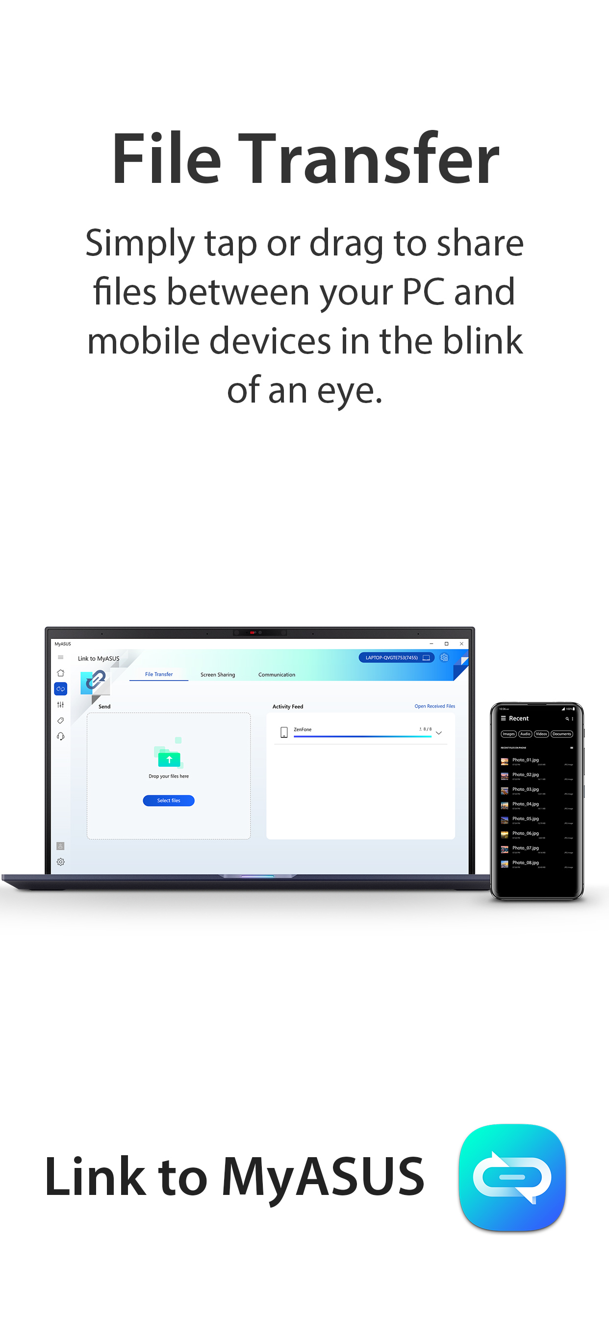 اسکرین شات 1 برنامه Link to MyASUS