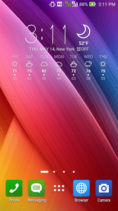 اسکرین شات 3 برنامه ASUS Weather