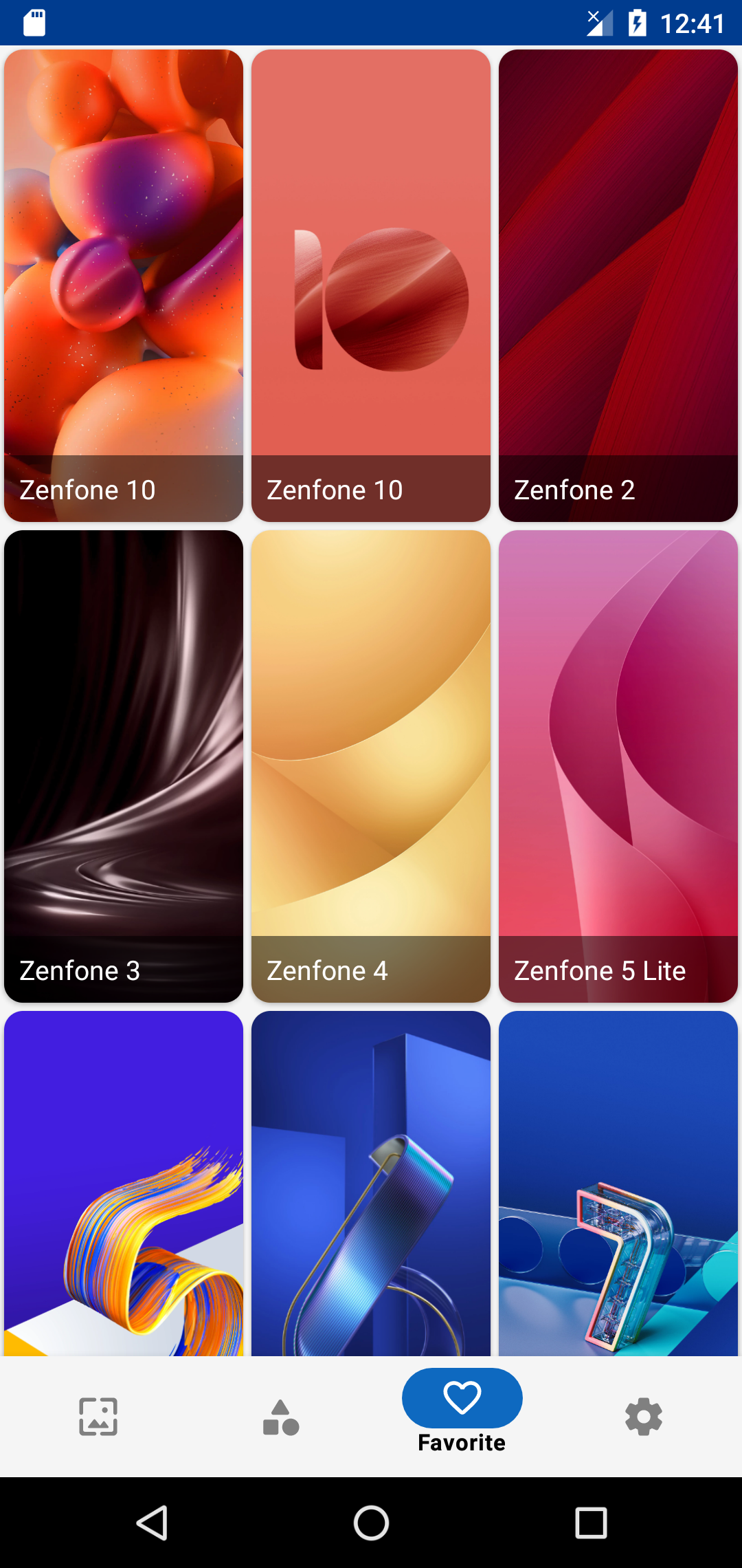 اسکرین شات 8 برنامه Wallpapers for Zenfone 2 to 10