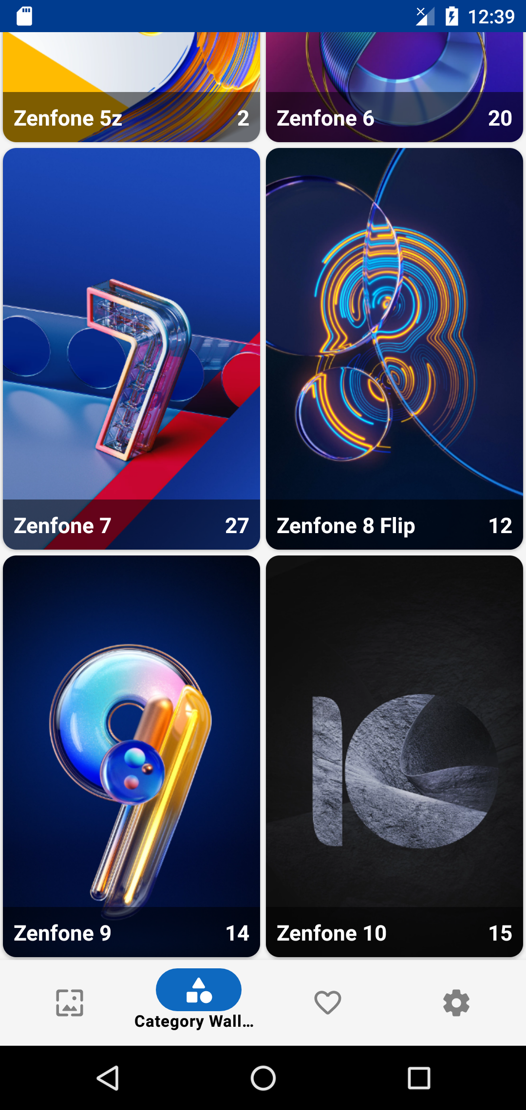 اسکرین شات 7 برنامه Wallpapers for Zenfone 2 to 10