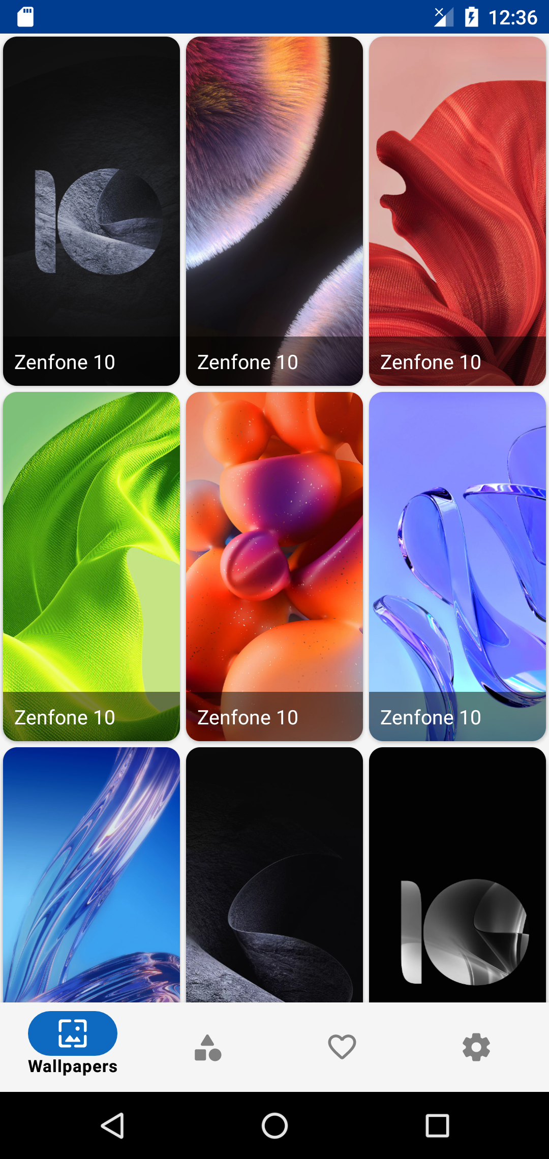 اسکرین شات 2 برنامه Wallpapers for Zenfone 2 to 10