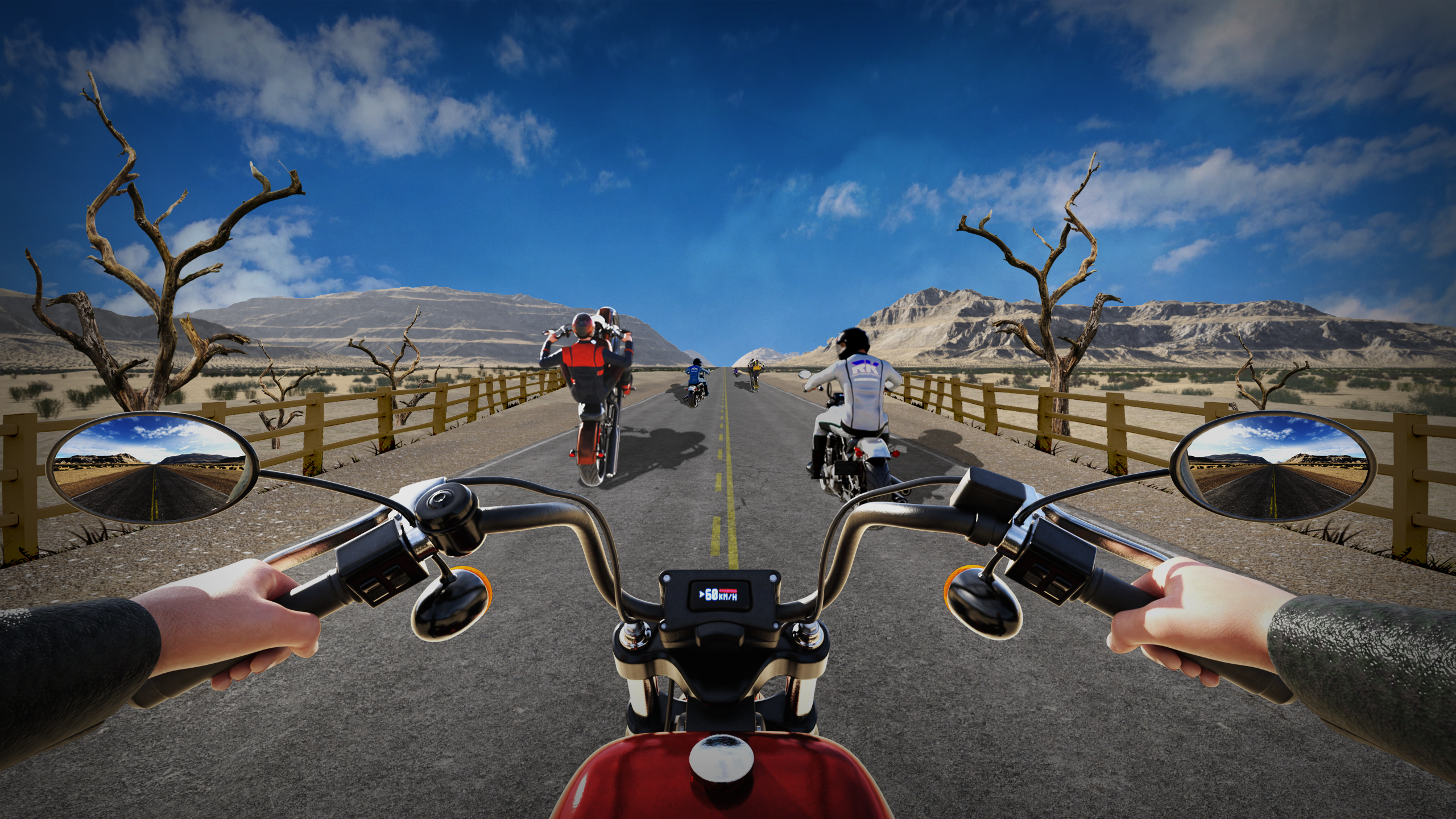 اسکرین شات 4 بازی Highway Bike - Traffic Stunts