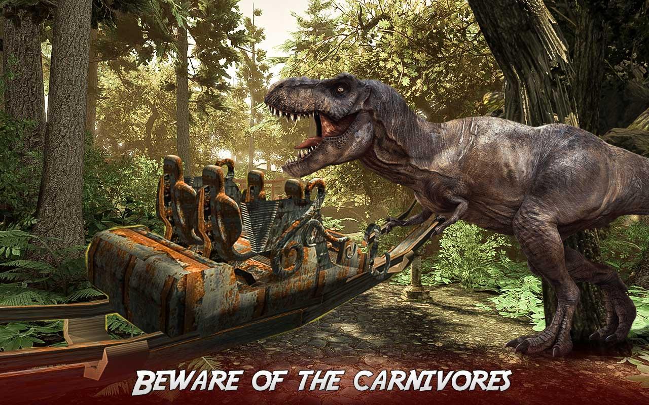 اسکرین شات 2 بازی Real Dinosaur RollerCoaster VR