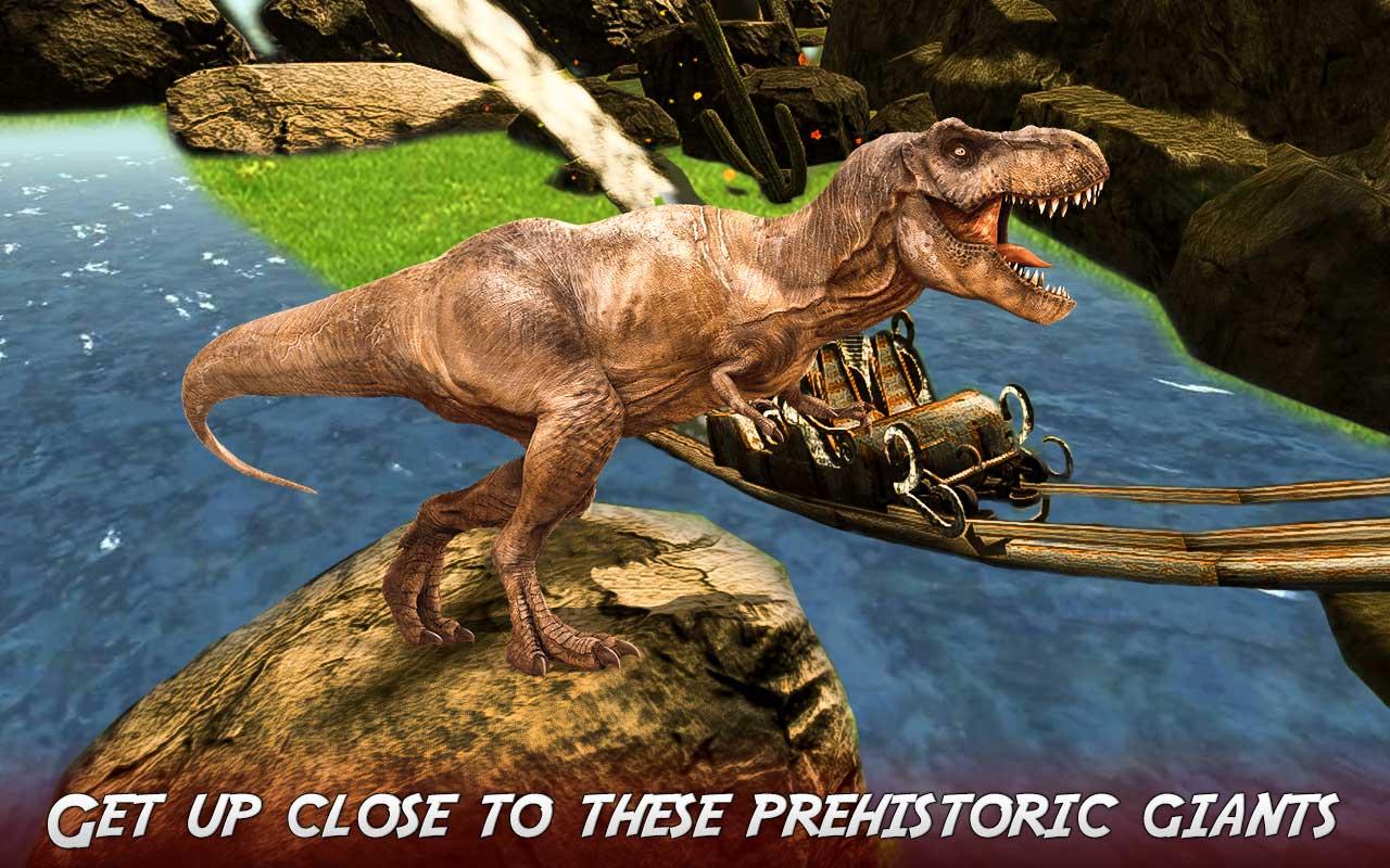 اسکرین شات 4 بازی Real Dinosaur RollerCoaster VR