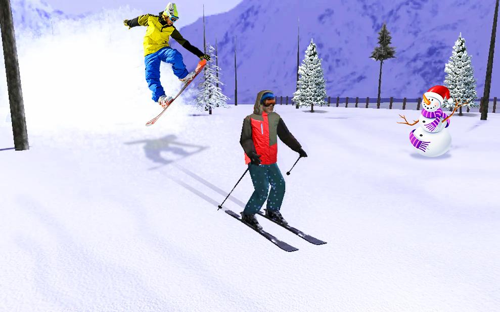 اسکرین شات 2 بازی Ski Adventure: Skiing Games VR