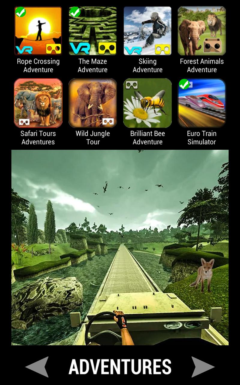اسکرین شات 2 برنامه VR Games Store - Games & Demos