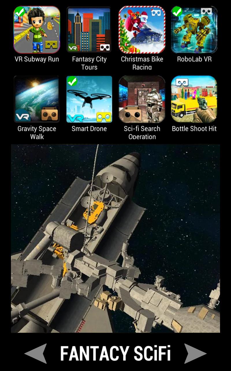 اسکرین شات 4 برنامه VR Games Store - Games & Demos