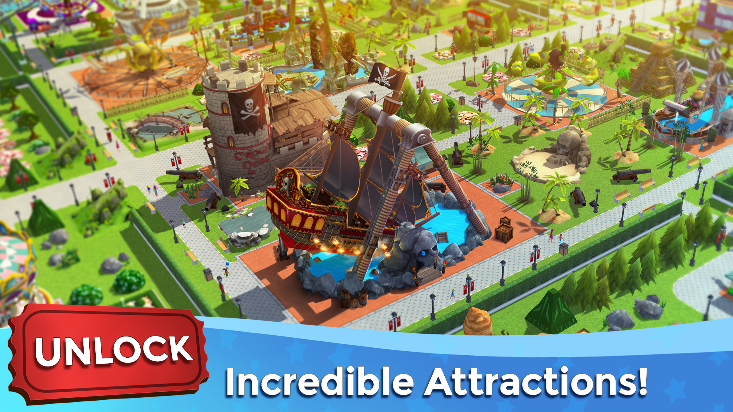 اسکرین شات 3 بازی RollerCoaster Tycoon Touch