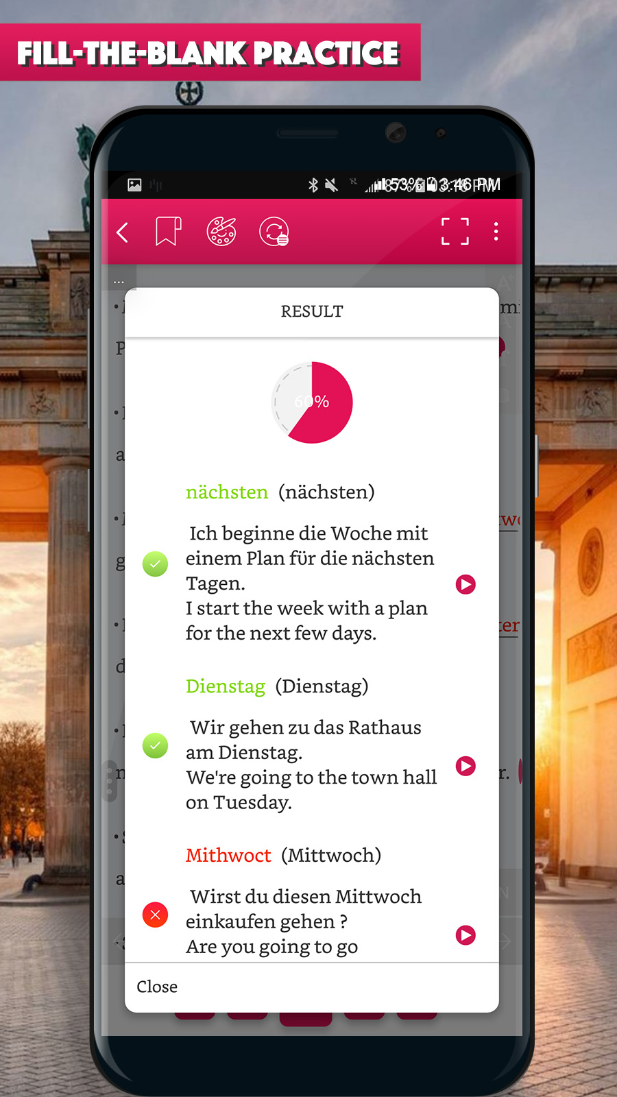 اسکرین شات 5 برنامه German Conversation
