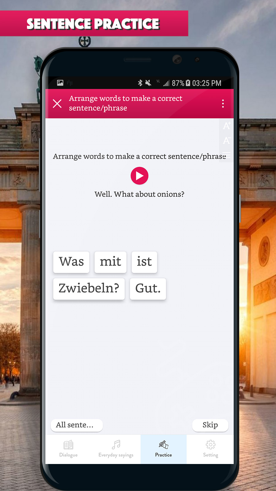 اسکرین شات 8 برنامه German Conversation