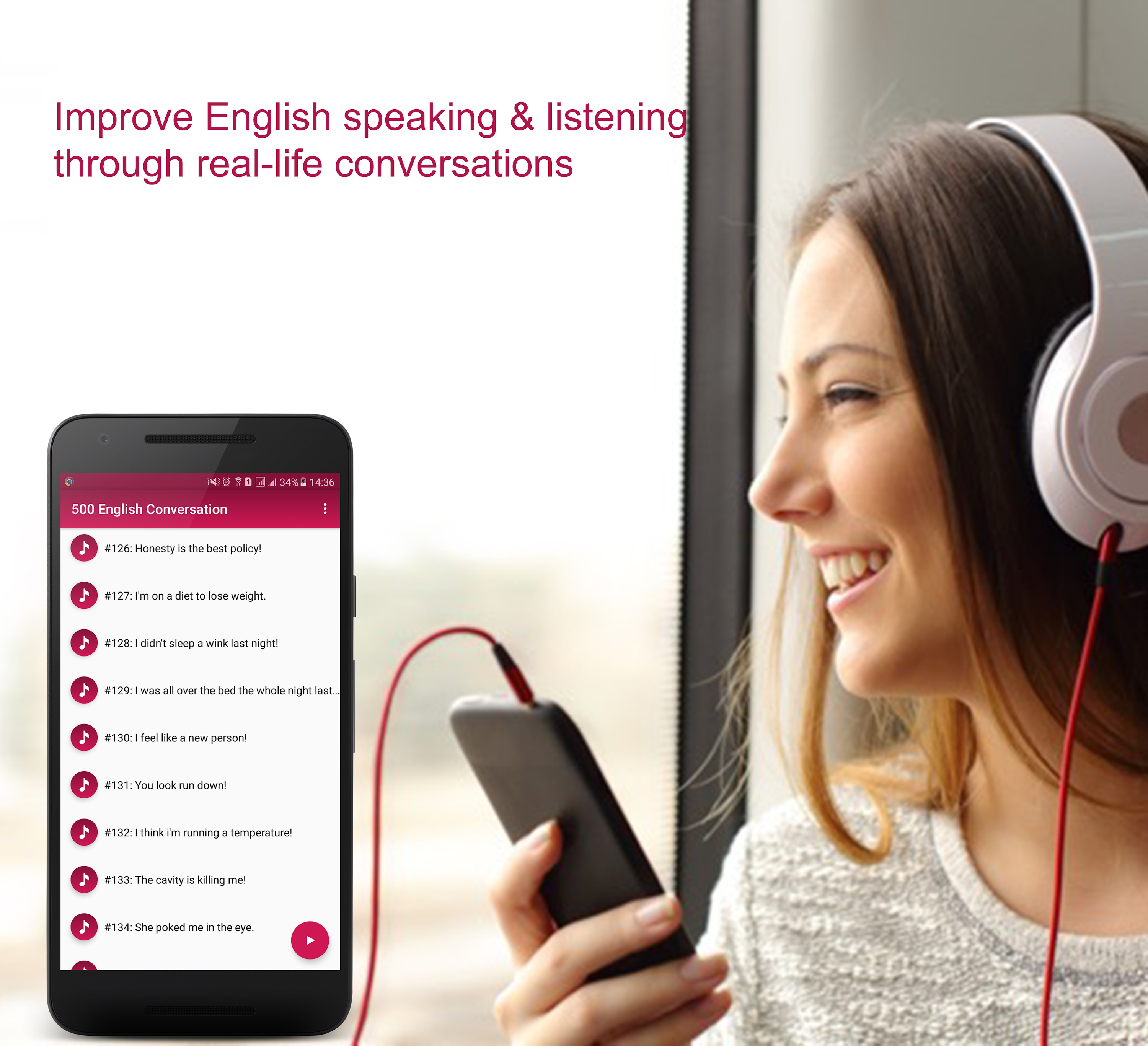 اسکرین شات 6 برنامه English Conversation