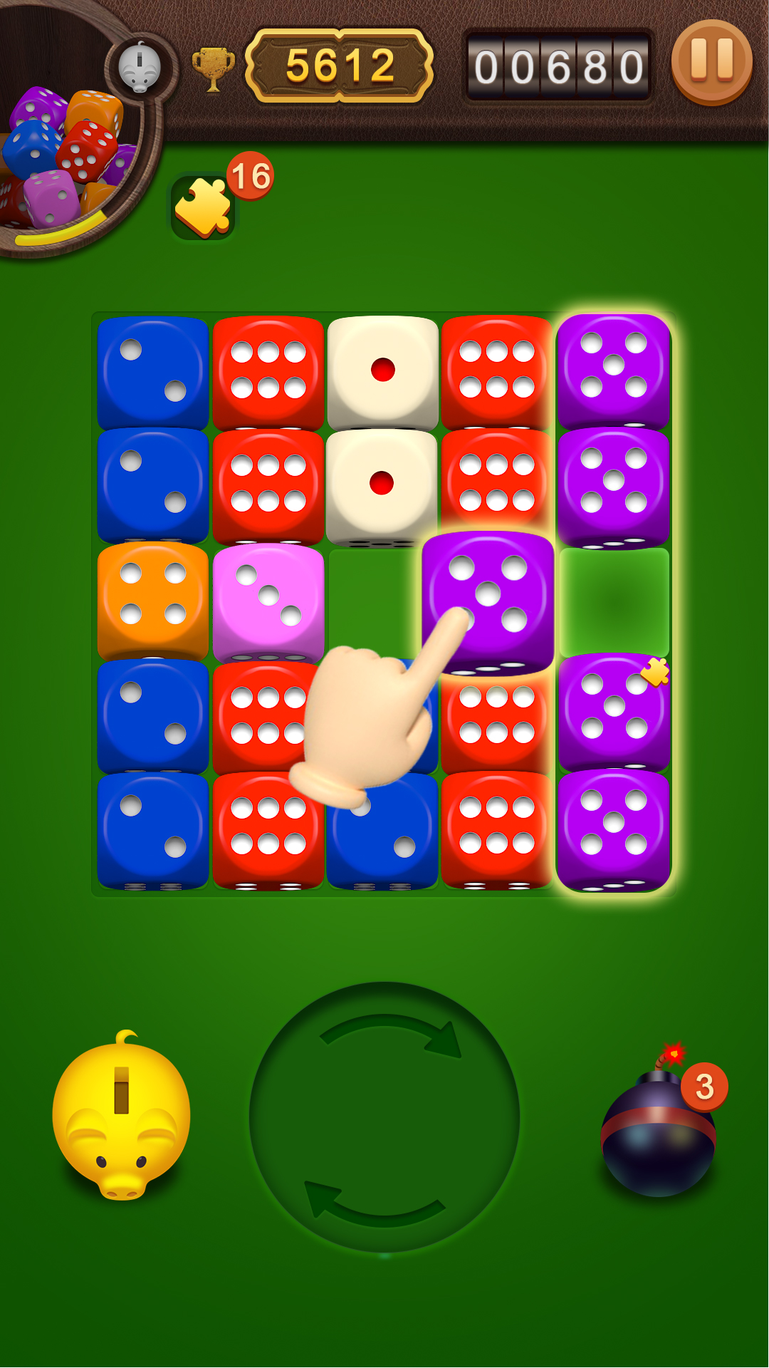 اسکرین شات 1 بازی Dice Jigsaw Puzzle