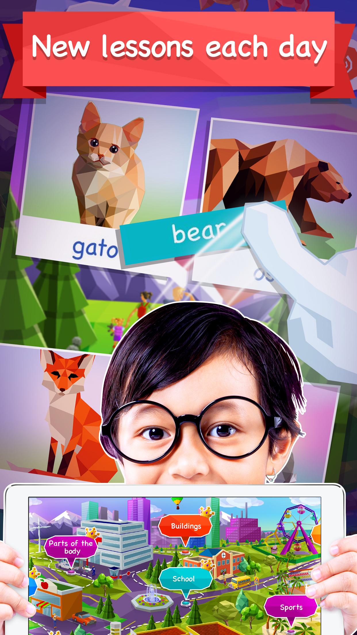 اسکرین شات 5 برنامه Kids Learn Languages by Mondly