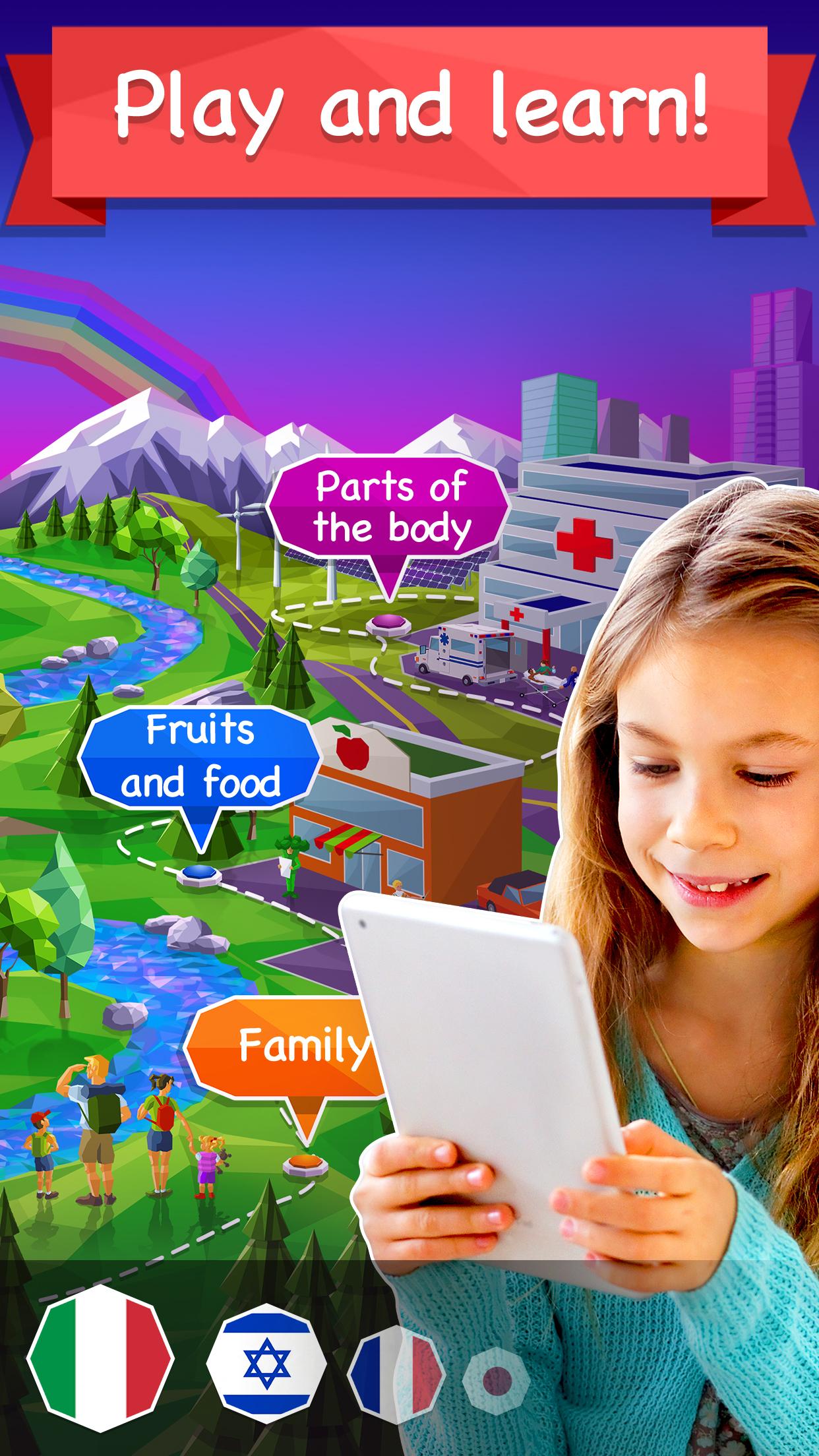 اسکرین شات 2 برنامه Kids Learn Languages by Mondly