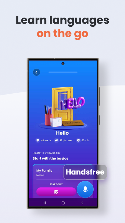 اسکرین شات 5 برنامه Mondly: Learn 41 Languages